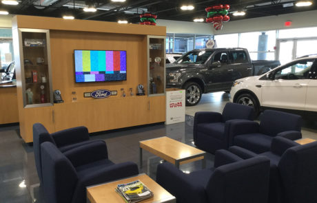 Auto Dealer Interior Layout- Cucci Ford- DDCA Architects