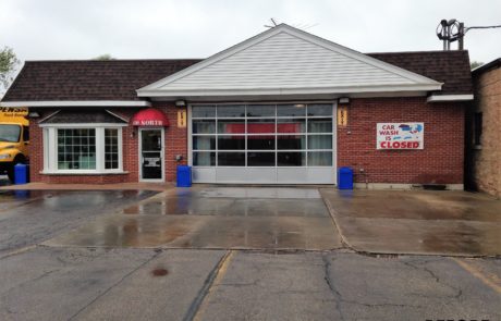 Car wash building Design- Route 21 Car Wash - Before - Wheeling, IL